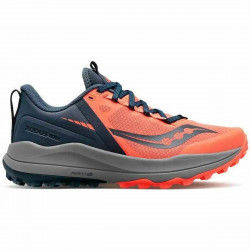 Hardloopschoenen voor Volwassenen Saucony Trail Xodus Ultra Vrouw Oranje