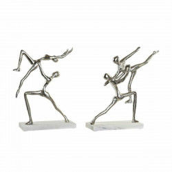 Decorative Figure DKD Home Decor 8424001857883 43 x 10 x 37 cm Silver White...