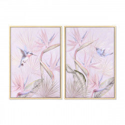 Cadre DKD Home Decor 70 x 3,7 x 100 cm Tropical (2 Unités)