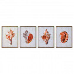 Painting DKD Home Decor 50 x 2 x 65 cm (4 Pieces)