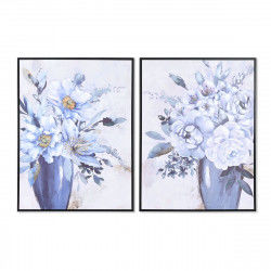 Cadre DKD Home Decor 60 x 3,5 x 80 cm Vase Traditionnel (2 Unités)