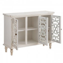 Buffet SHABBY CHIC 120 x 40 x 91 cm Blanc Bois d'épicéa Bois MDF