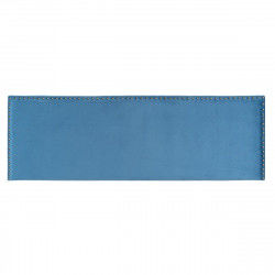 Headboard 180 x 6 x 60 cm Synthetic Fabric Blue