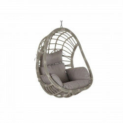 Fauteuil de jardin suspendu DKD Home Decor 90 x 70 x 110 cm Gris rotin...