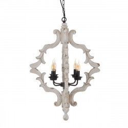 Ceiling Light 54,5 x 54,5 x 74 cm Metal Wood White