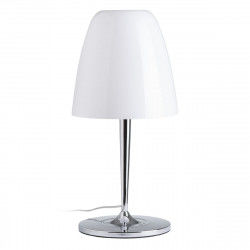 Tischlampe Kristall Metall Silber 28 x 28 x 56 cm