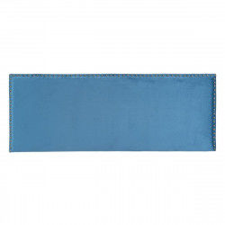 Headboard 160 x 6 x 60 cm Synthetic Fabric Blue