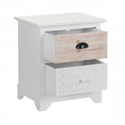 Nightstand LOVE 45 x 33 x 51 cm White Fir wood