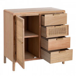 Ingresso con Cassetti HONEY 80 x 40 x 82 cm Naturale Legno Rattan