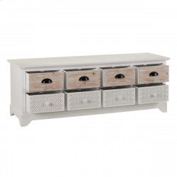 Credenza LOVE 129 x 40 x 47 cm Bianco Legno di abete