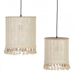 Lampadario Naturale 60 W 220 V 240 V 33 x 33 x 33 cm (2 Unità)