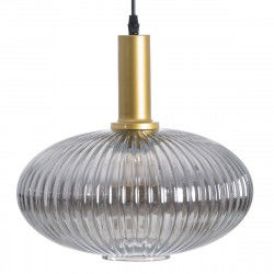 Ceiling Light Crystal Grey Golden Metal 30 x 30 x 26 cm