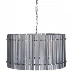 Plafondlamp 76 x 76 x 39 cm Kristal Metaal Zilver