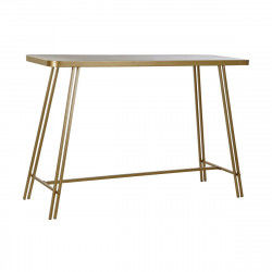 Console DKD Home Decor Doré Métal Bois (120,5 x 40 x 80 cm)