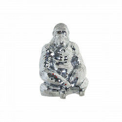 Decoratieve figuren DKD Home Decor 35 x 31 x 46 cm Zilverkleurig Gorilla...