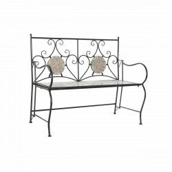 Bench DKD Home Decor Ceramic Mosaic Ironwork (111 x 54 x 88 cm)