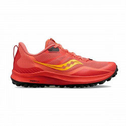 Hardloopschoenen voor Volwassenen Saucony Peregrine 12 Vrouw Donkerrood