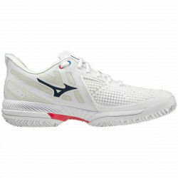 Chaussures de Tennis pour Homme Mizuno Wave Exceed Tour 5 CC Blanc