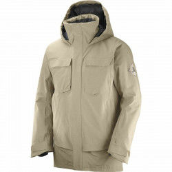 Anorak de ski Salomon Stance Cargo Beige Homme