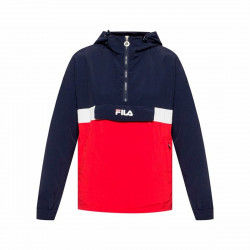 Felpa con Cappuccio Donna Fila Pavlina Rosso Blu scuro