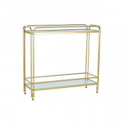 Carrello da Portata DKD Home Decor Dorato Metallo Cristallo 80 x 28 x 81 cm