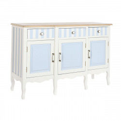 Credenza DKD Home Decor Bianco Blu cielo (140 x 45 x 90 cm)