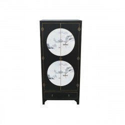 Armoire DKD Home Decor 85,5 x 50,5 x 186,2 cm Sapin Noir Bois MDF