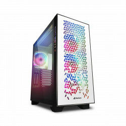 Boîtier ATX semi-tour Sharkoon CA300H Blanc RGB