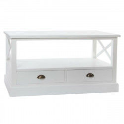 Mesa de Centro DKD Home Decor Blanco Madera (108 x 48 x 56,5 cm)