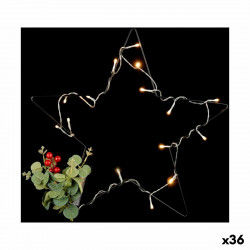 Estrella de Navidad Luz LED Rojo Negro Verde (36 Unidades)