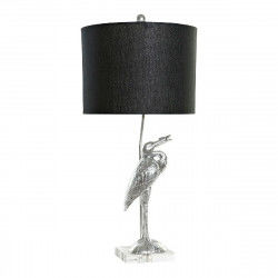 Lampada da tavolo DKD Home Decor Nero Argento Poliestere Acrilico Resina 220...