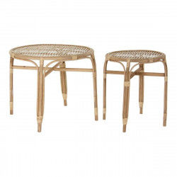 Side Table DKD Home Decor Bamboo (2 pcs)