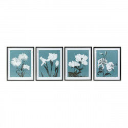 Bild DKD Home Decor Flowers 55 x 2,5 x 70 cm Blomster Moderne (4 Stücke)