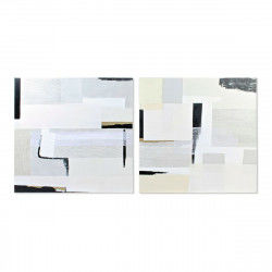 Painting DKD Home Decor CU-179196 Abstract 100 x 4 x 100 cm Loft (2 Units)