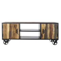 Buffet DKD Home Decor Bois Métal (140 x 40 x 55 cm)