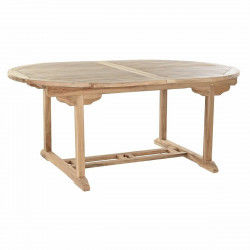 Eettafel DKD Home Decor Bruin Uitschuifbaar Teakboom (180 x 120 x 75 cm)