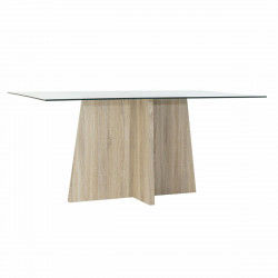 Eettafel DKD Home Decor Kristal Hout MDF (160 x 90 x 75 cm)