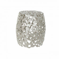 Mesa auxiliar DKD Home Decor Aluminio Hojas (40 x 40 x 45 cm)