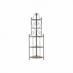 Scaffale DKD Home Decor Marrone Nero Abete Forjare 63 x 45 x 205 cm (1)