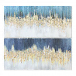 Schilderij DKD Home Decor CU-179201 150 x 4 x 70 cm Abstract (2 Stuks)