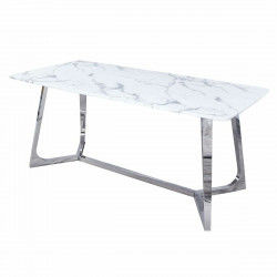 Table de Salle à Manger DKD Home Decor Marbre Acier (180 x 90 x 76 cm)