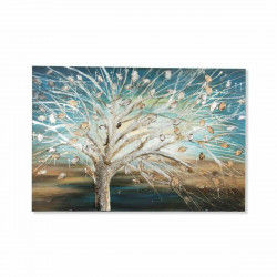 Schilderij DKD Home Decor 150 x 4 x 100 cm Boomstructuur Met reliëf Cottage