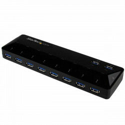 Hub USB Startech ST103008U2C USB 3.0 x 10 Nero