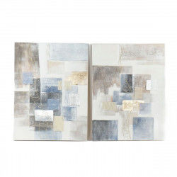 Schilderij DKD Home Decor 90 x 3,5 x 120 cm Abstract Modern (2 Stuks)