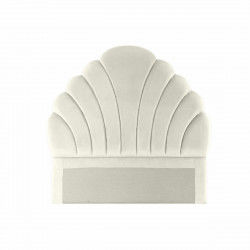 Headboard DKD Home Decor Cream Plastic MDF Wood 157 x 8 x 160 cm