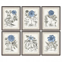 Bild DKD Home Decor Blomster Moderne 50 x 2 x 65 cm (6 Stücke)