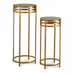 Set of 2 tables Black Golden (2 pcs)