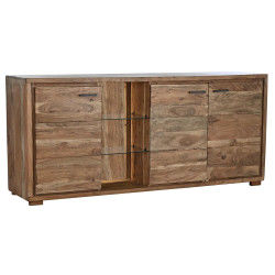 Credenza DKD Home Decor Marrone Cristallo Acacia (175 x 40 x 78 cm)