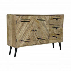 Credenza DKD Home Decor Nero Metallo Legno di mango (140 x 40 x 93 cm)