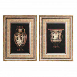 Cadre DKD Home Decor 53 x 3 x 73 cm Vase Néoclassique (2 Unités)